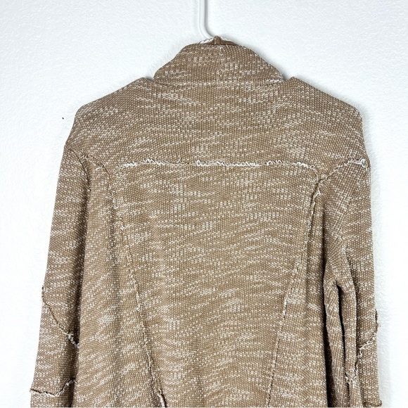 Free People Chunky Knit In The Loop Cardigan Sweater Cascade Open Front size S - Picture 4 of 8